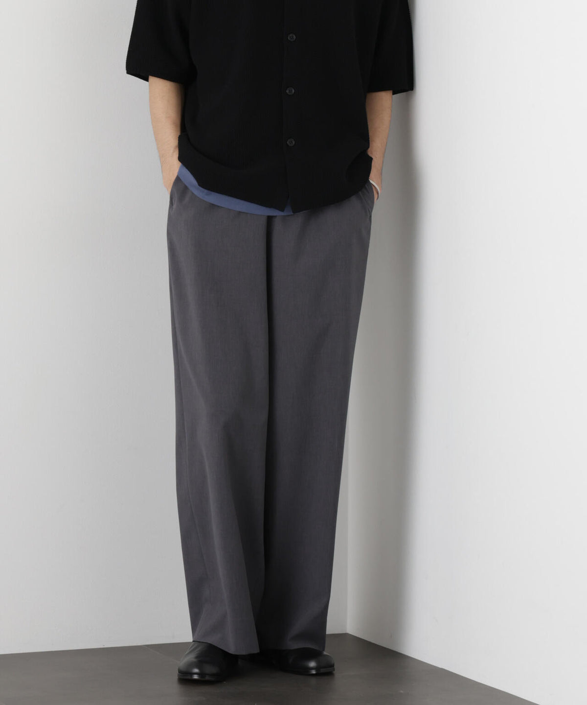 「OtoNANO」大人のワイドパンツ Reflax(R) ECOウエザークロスパンツ