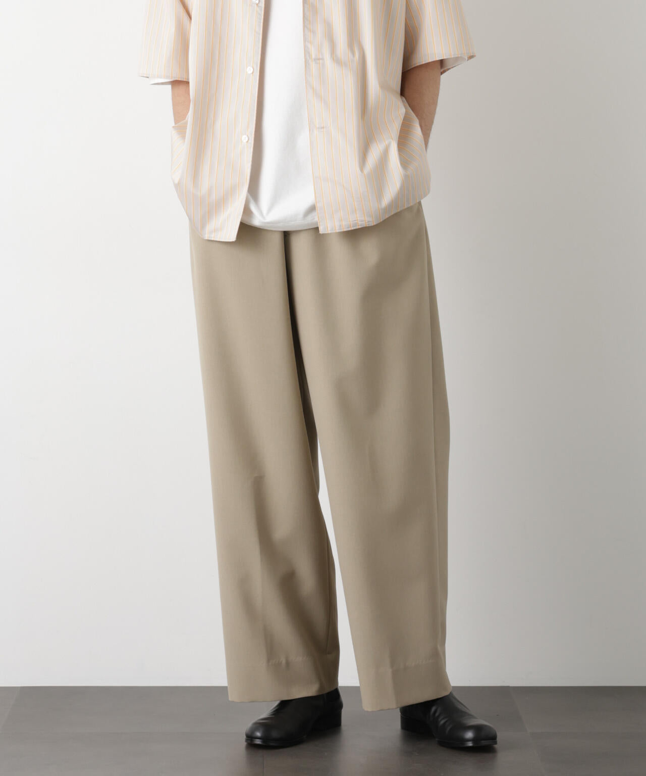 181cm B:75 W:73 H:90 着用サイズ:L