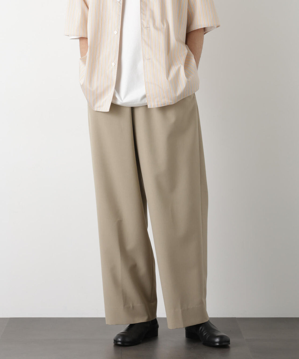 181cm B:75 W:73 H:90 着用サイズ:L