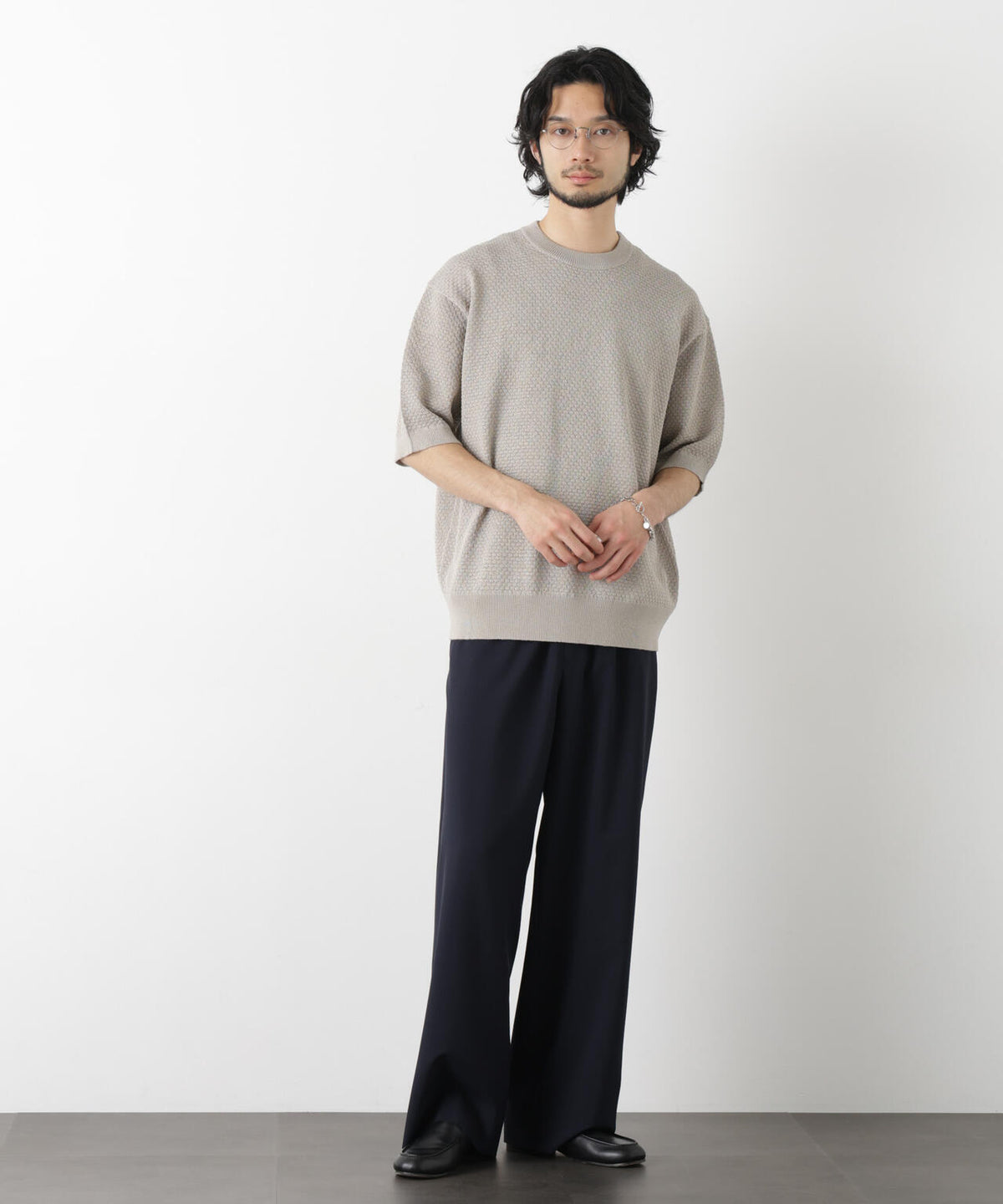 「OtoNANO」大人のワイドパンツ Reflax(R) ECOウエザークロスパンツ