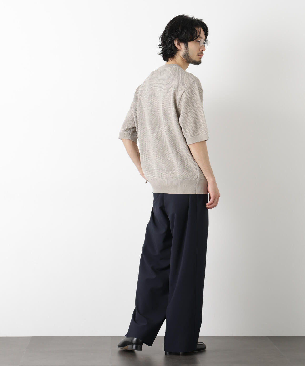「OtoNANO」大人のワイドパンツ Reflax(R) ECOウエザークロスパンツ