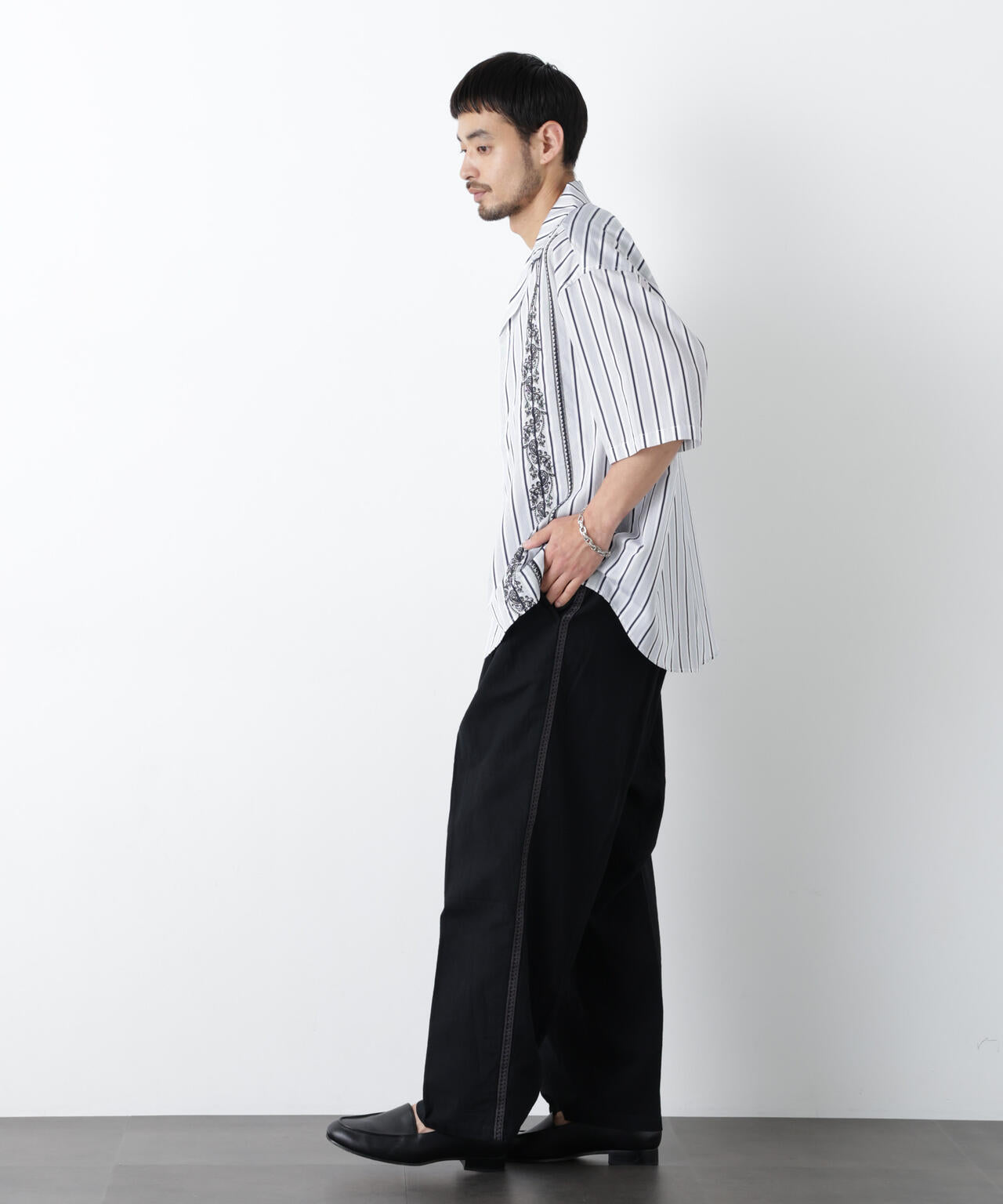 「OtoNANO」×masoret 側章パンツ