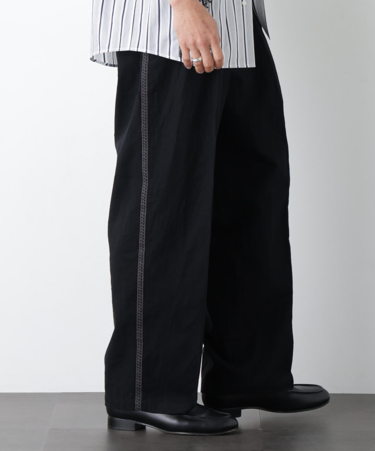 「OtoNANO」×masoret 側章パンツ