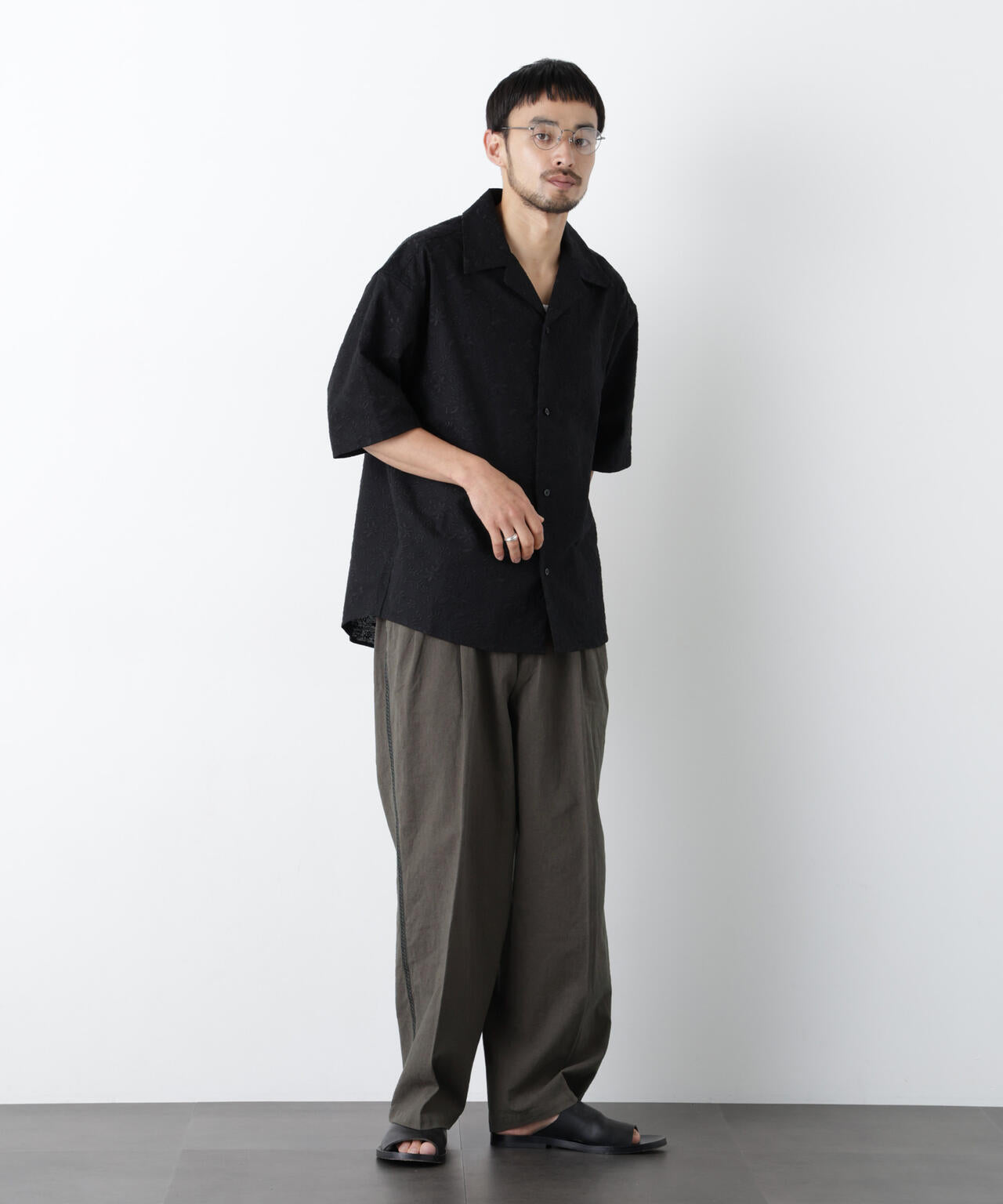 「OtoNANO」×masoret 側章パンツ