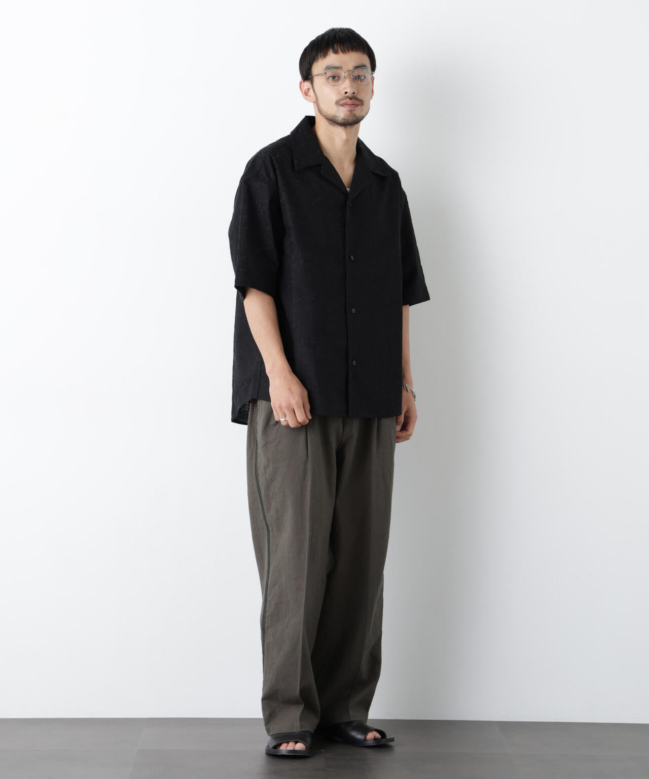 「OtoNANO」×masoret 側章パンツ