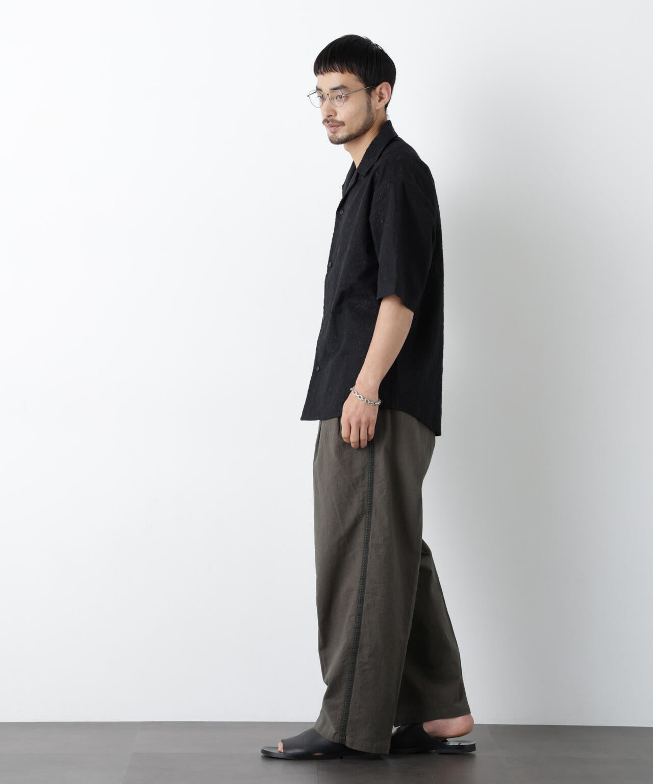 「OtoNANO」×masoret 側章パンツ