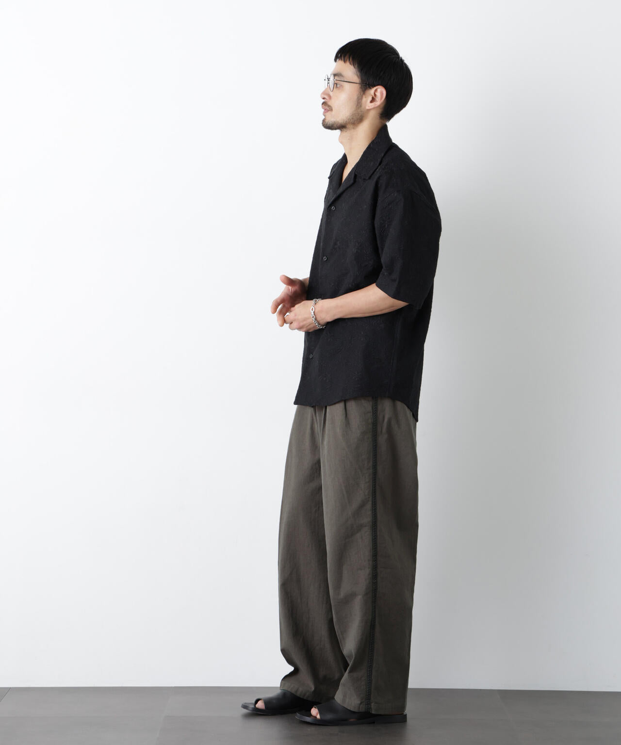 「OtoNANO」×masoret 側章パンツ