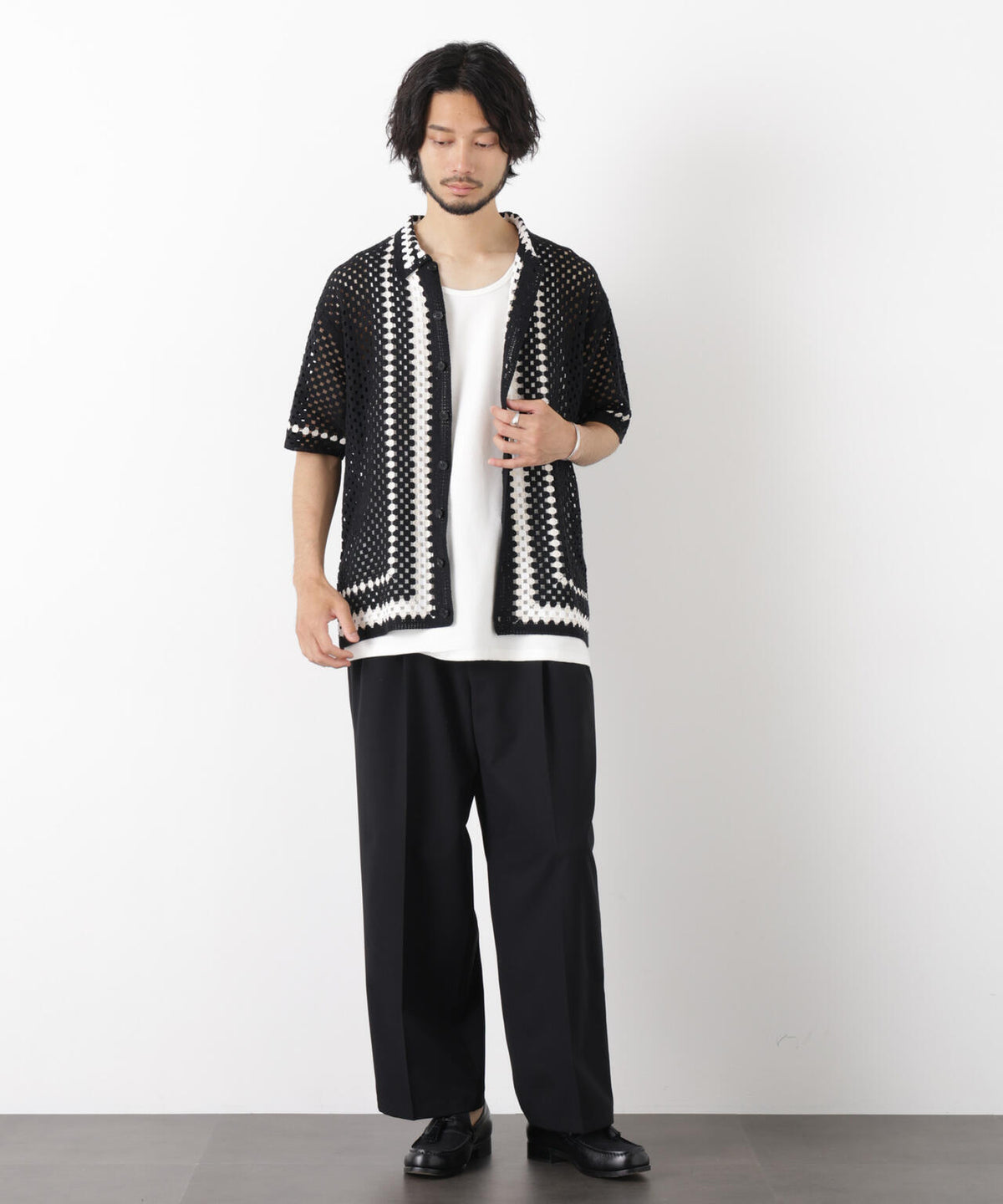 「OtoNANO」 大人のワイドパンツ Reflax(R) ドライオックス/吸水速乾(セットアップ可)