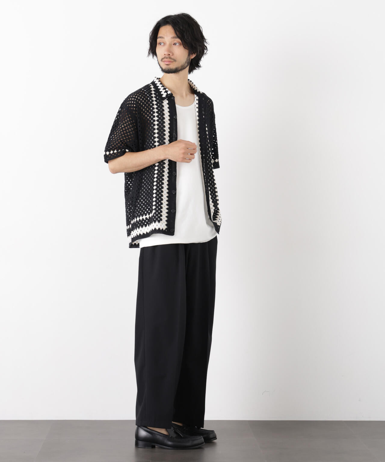 「OtoNANO」 大人のワイドパンツ Reflax(R) ドライオックス/吸水速乾(セットアップ可)