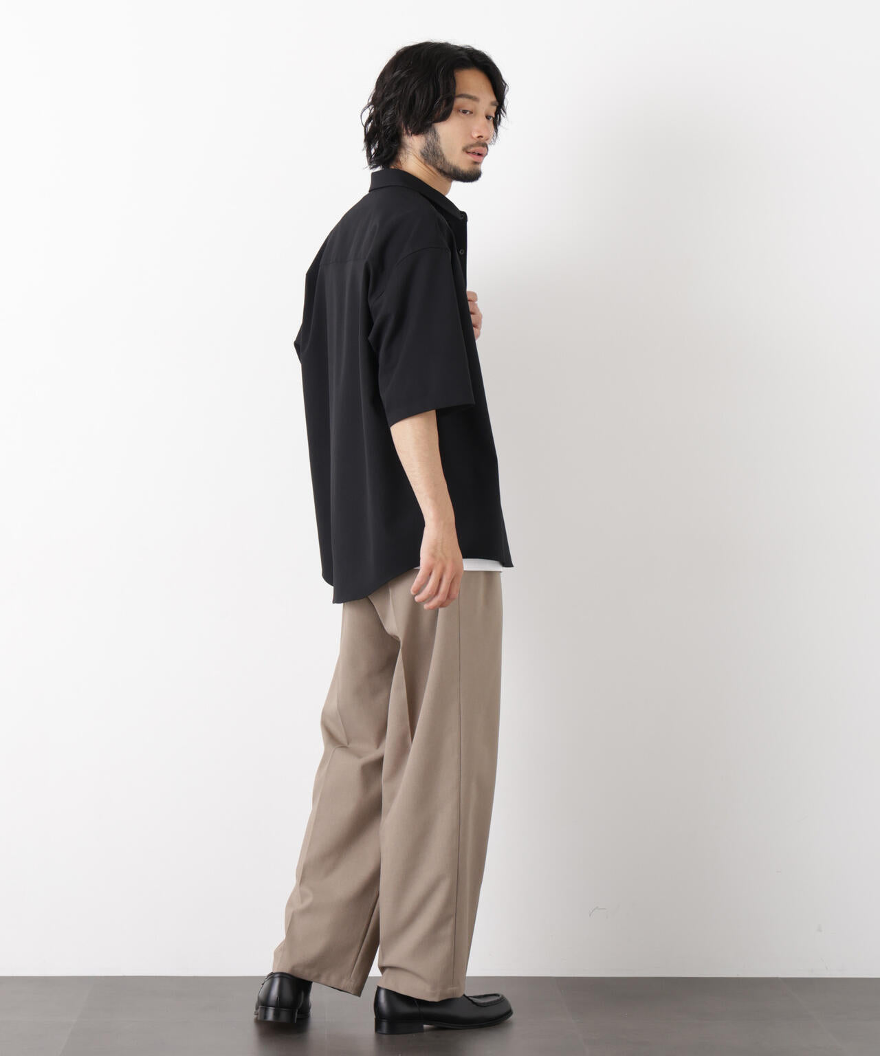 「OtoNANO」 大人のワイドパンツ Reflax(R) ドライオックス/吸水速乾(セットアップ可)