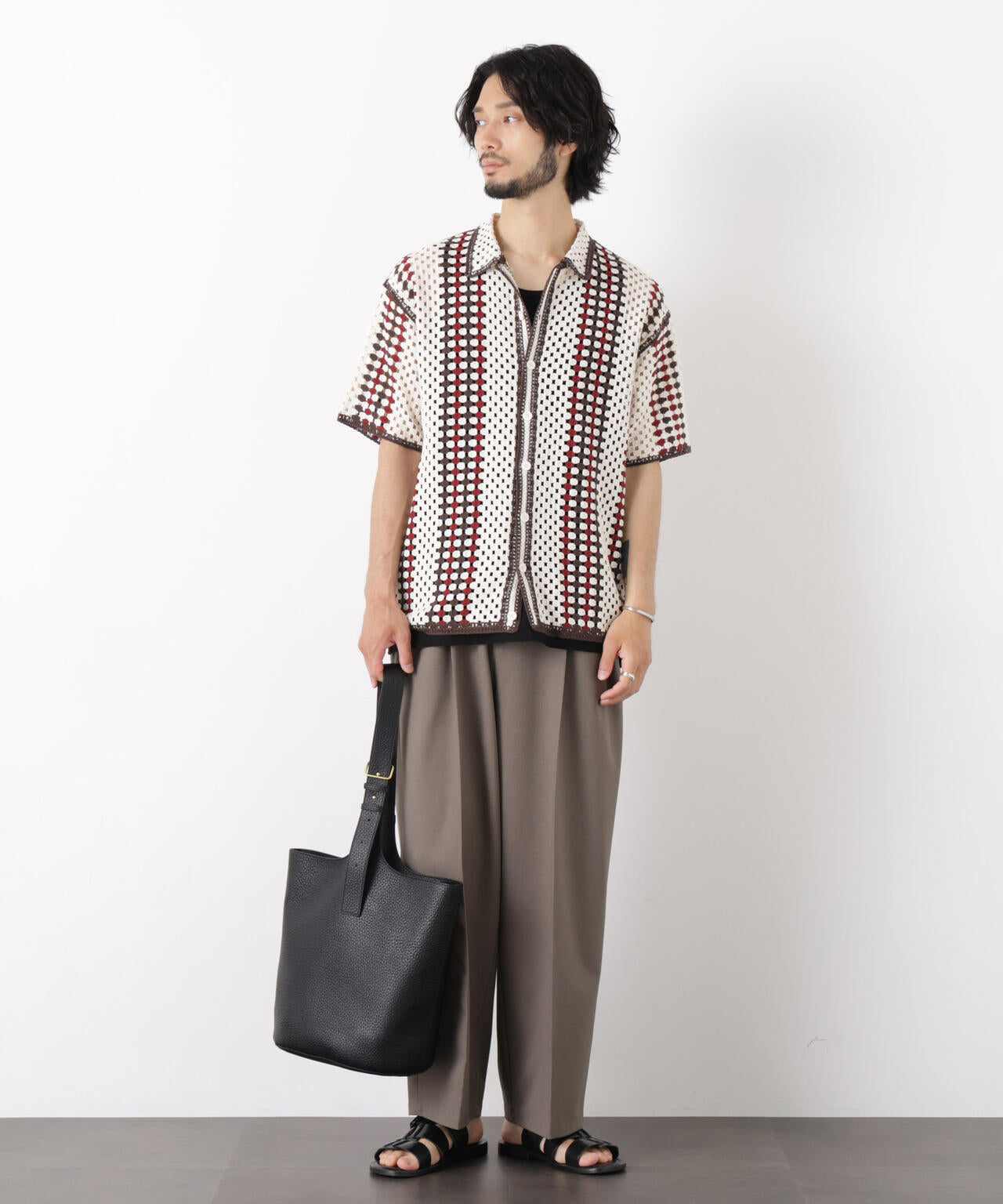 「OtoNANO」 大人のワイドパンツ Reflax(R) ドライオックス/吸水速乾(セットアップ可)