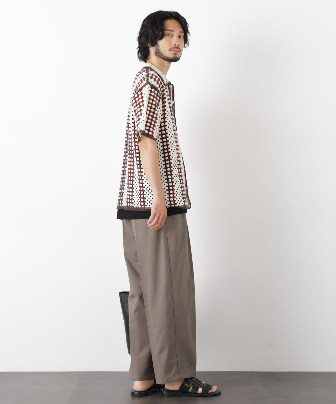 「OtoNANO」 大人のワイドパンツ Reflax(R) ドライオックス/吸水速乾(セットアップ可)