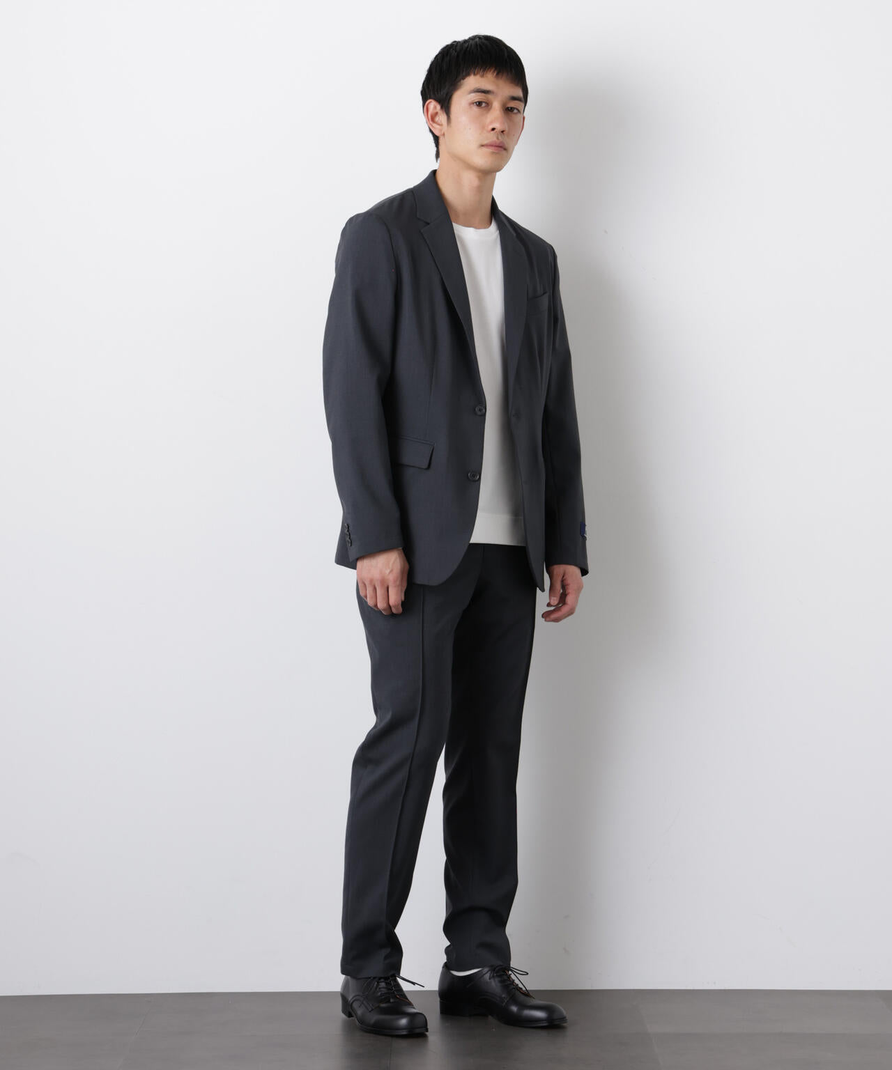 「DamerinoSelect」JAPANfabricウールストレッチパンツ(セットアップ可)
