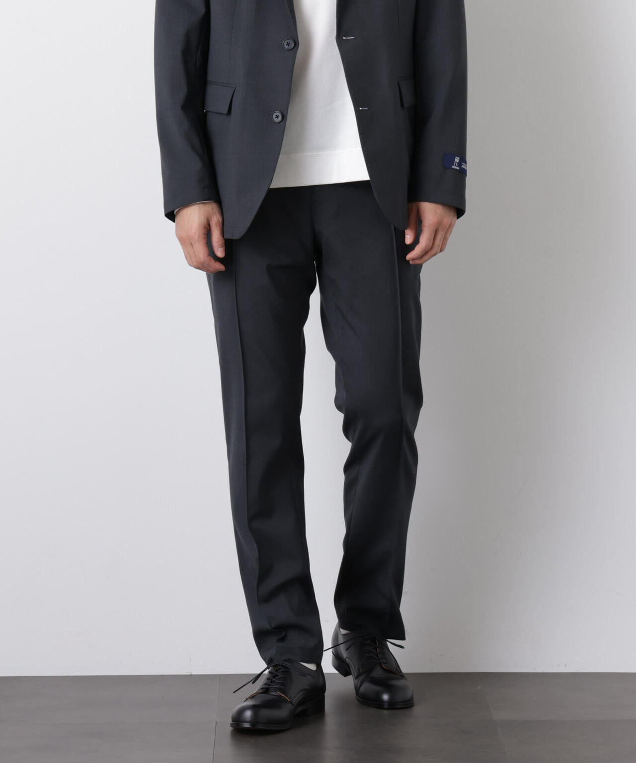 「DamerinoSelect」JAPANfabricウールストレッチパンツ(セットアップ可)