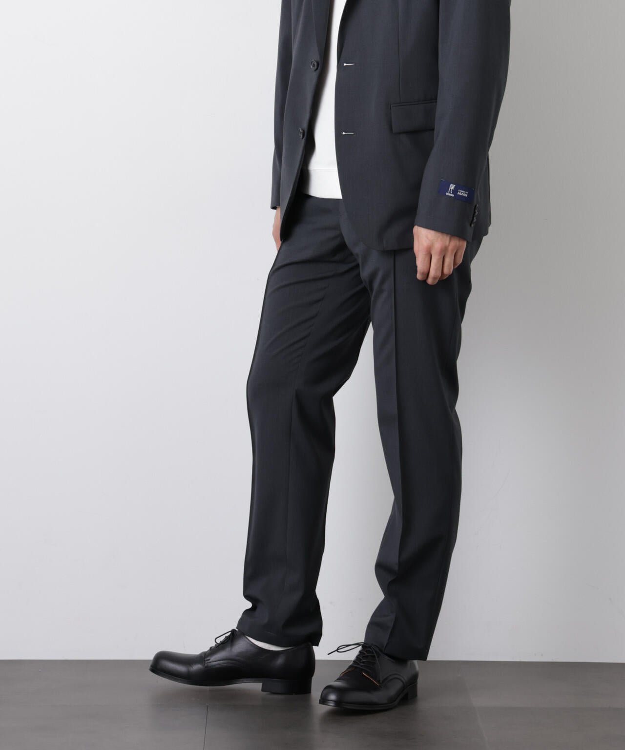「DamerinoSelect」JAPANfabricウールストレッチパンツ(セットアップ可)