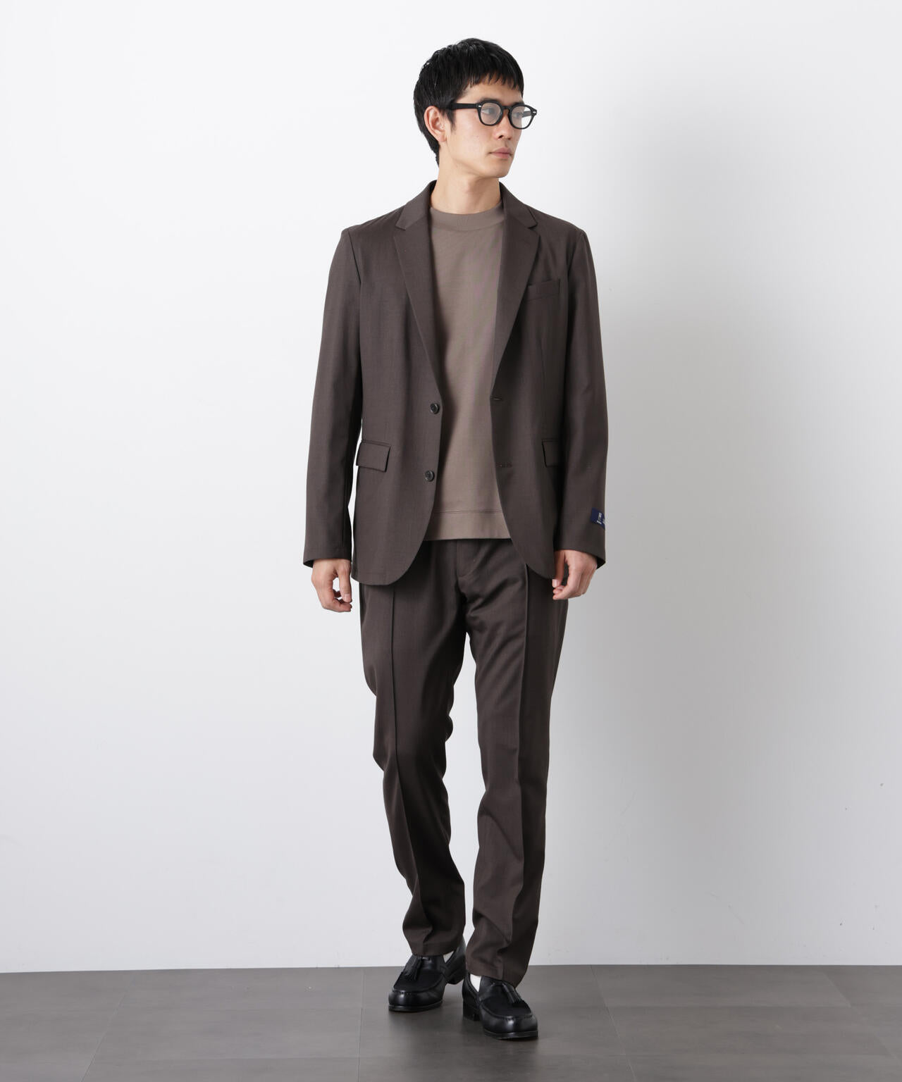 「DamerinoSelect」JAPANfabricウールストレッチパンツ(セットアップ可)