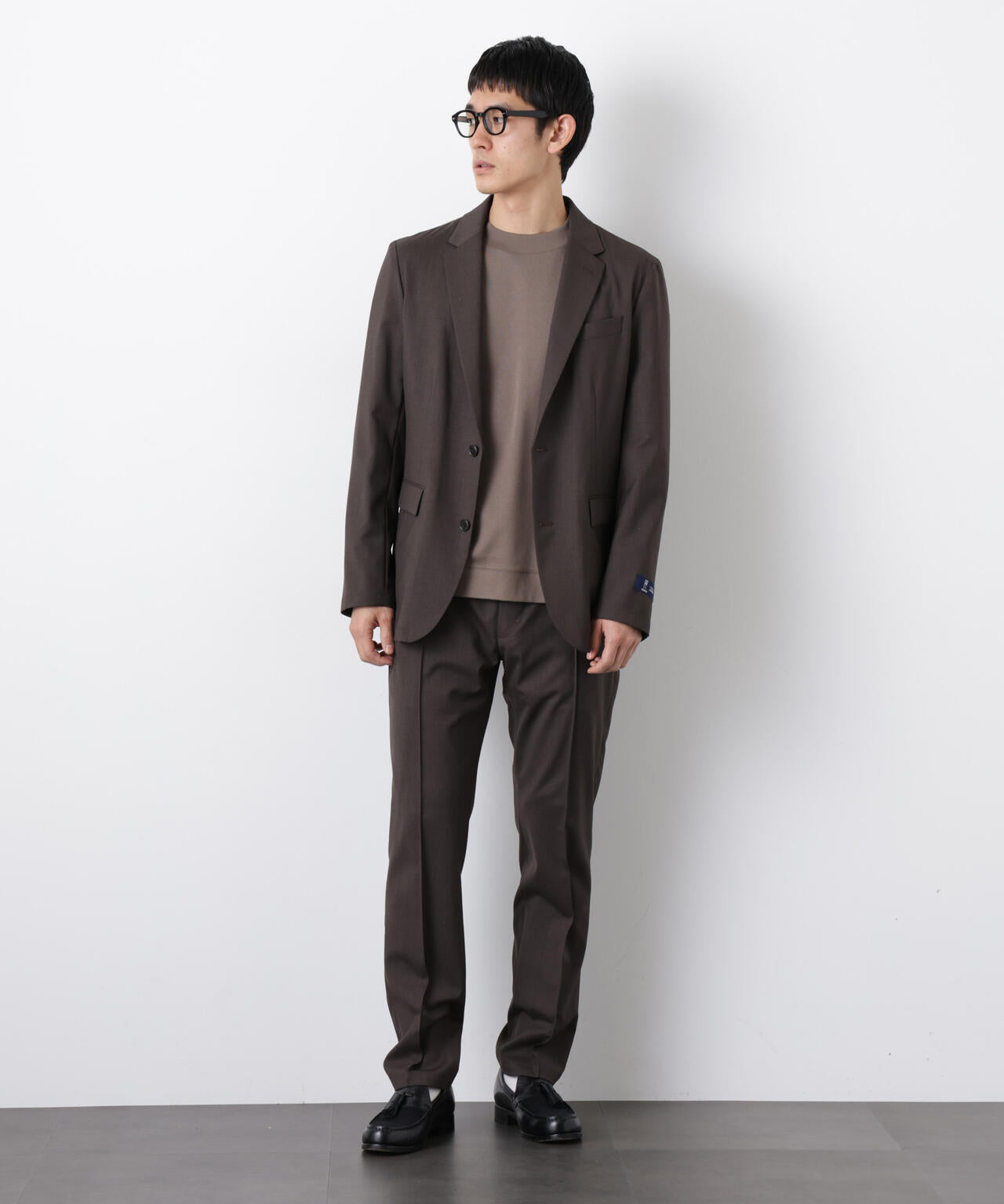 「DamerinoSelect」JAPANfabricウールストレッチパンツ(セットアップ可)