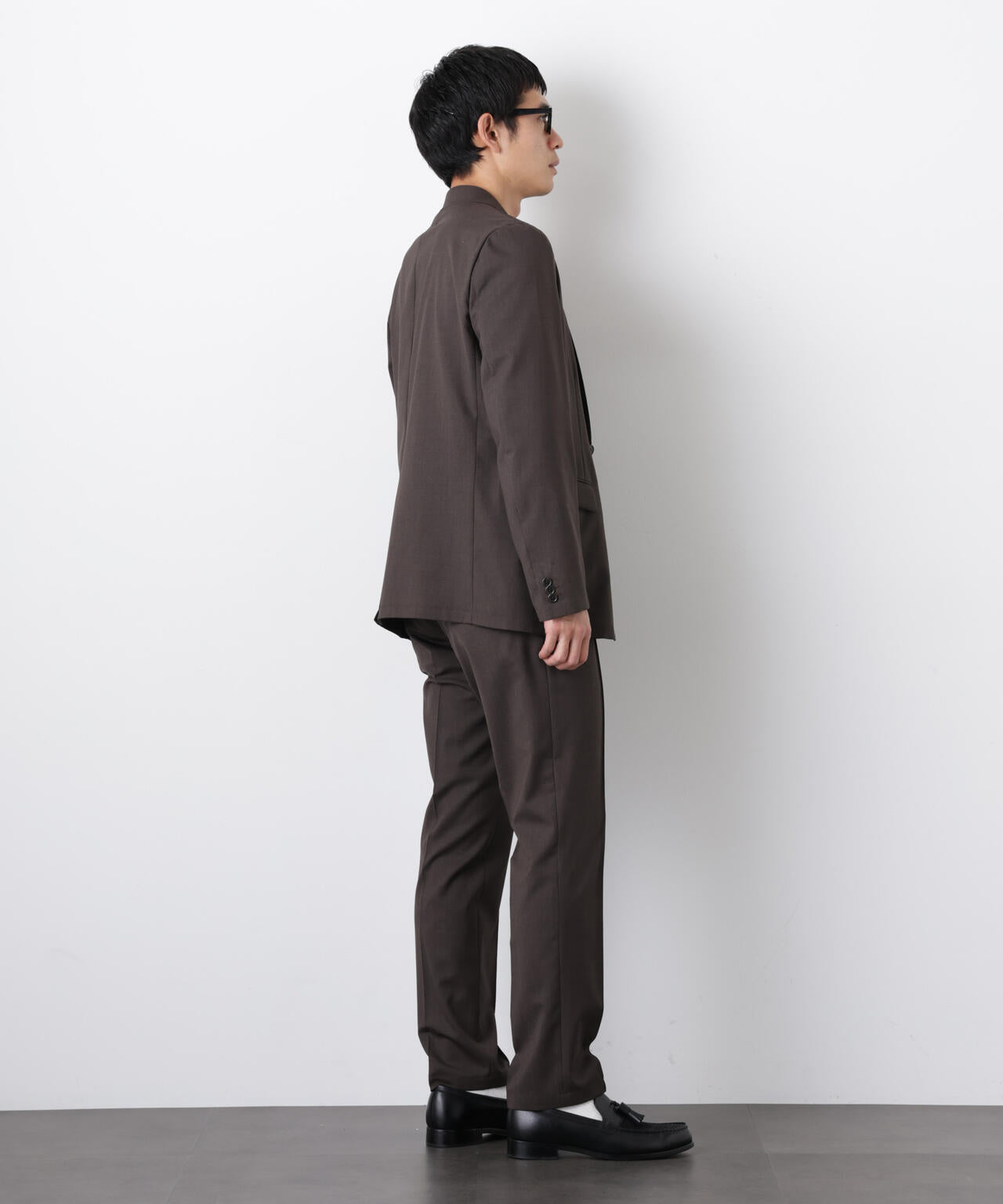 「DamerinoSelect」JAPANfabricウールストレッチパンツ(セットアップ可)