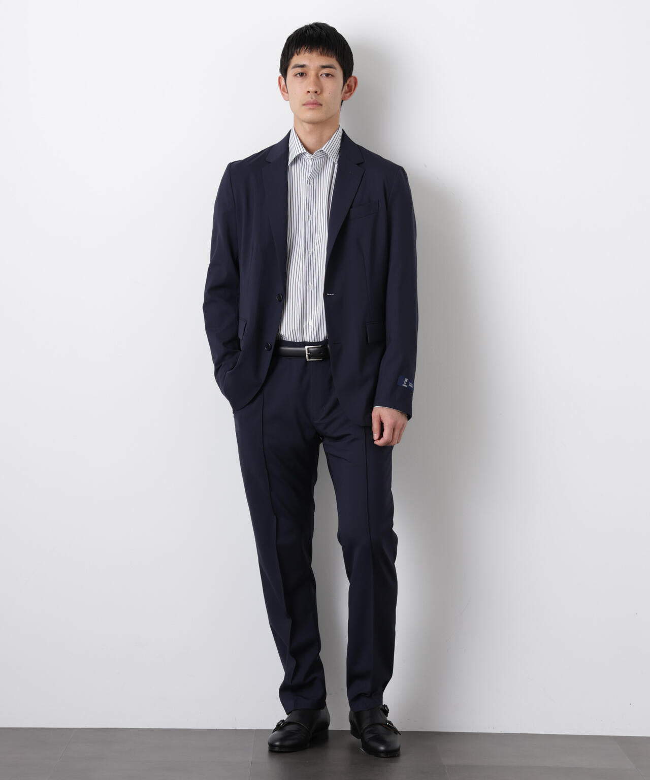 「DamerinoSelect」JAPANfabricウールストレッチパンツ(セットアップ可)
