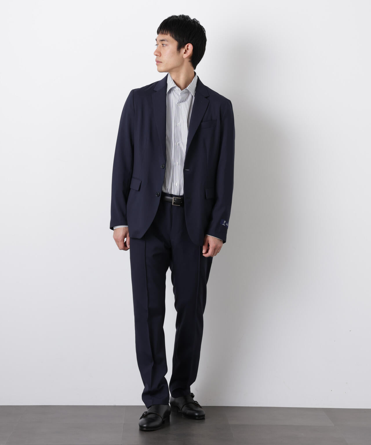 「DamerinoSelect」JAPANfabricウールストレッチパンツ(セットアップ可)