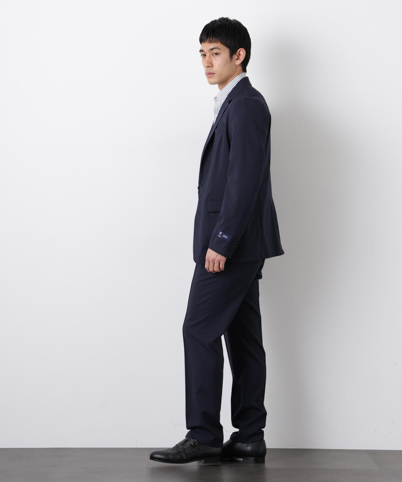 「DamerinoSelect」JAPANfabricウールストレッチパンツ(セットアップ可)