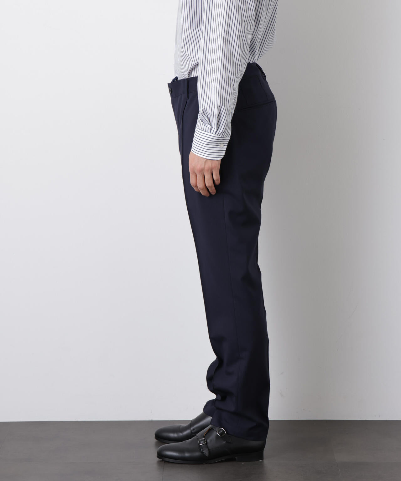 「DamerinoSelect」JAPANfabricウールストレッチパンツ(セットアップ可)