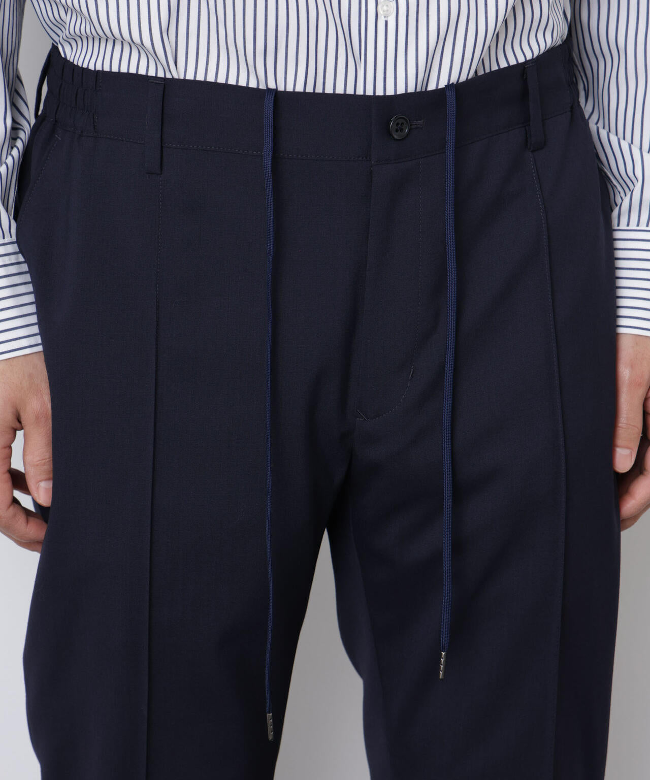 「DamerinoSelect」JAPANfabricウールストレッチパンツ(セットアップ可)
