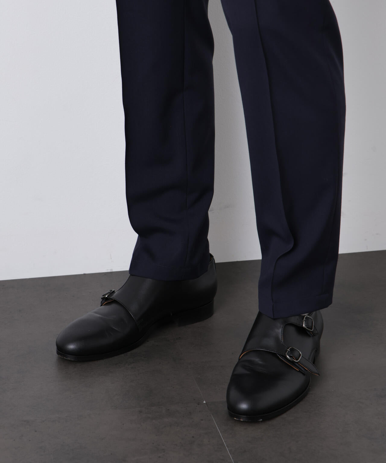 「DamerinoSelect」JAPANfabricウールストレッチパンツ(セットアップ可)