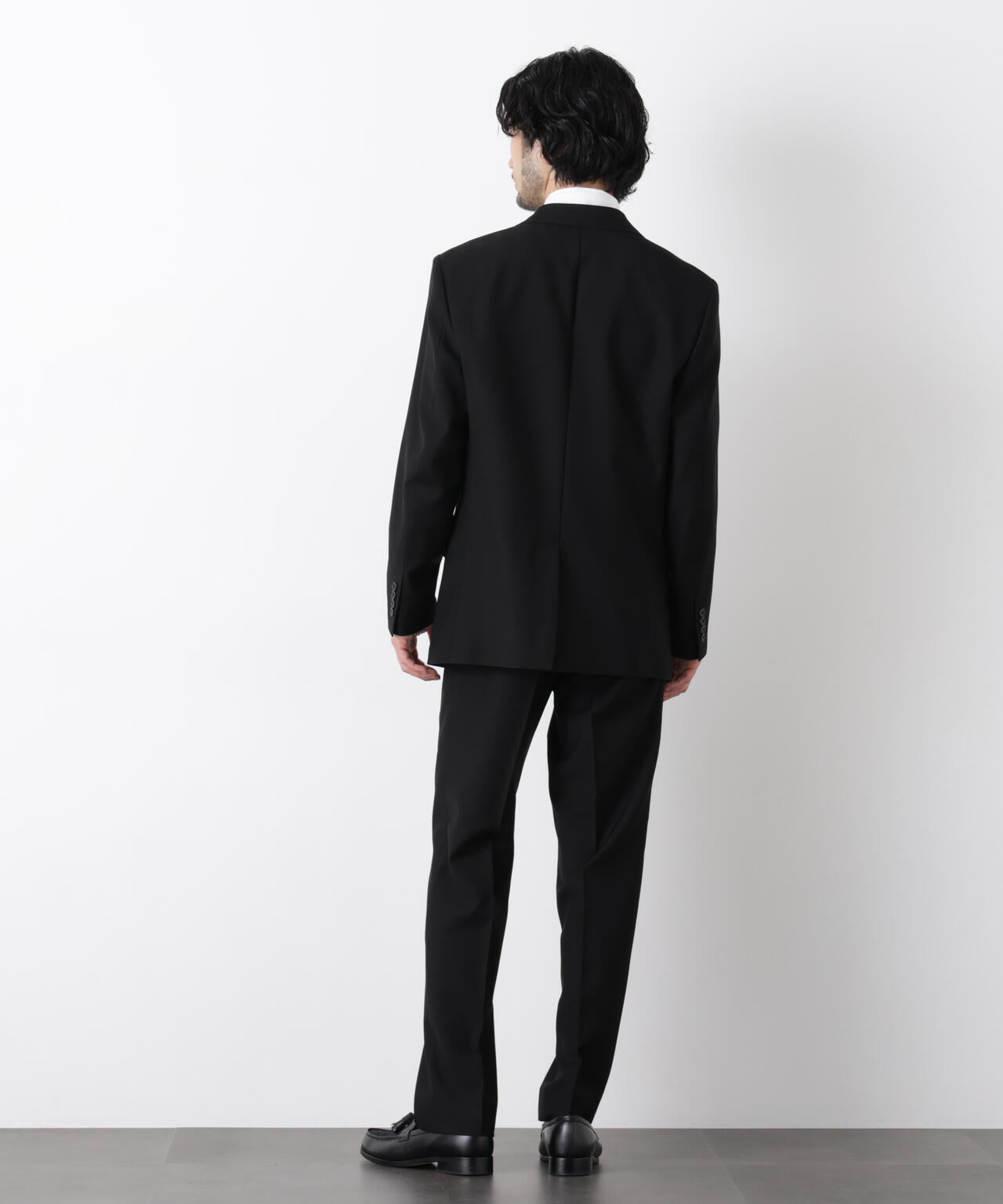 「Damerino Formal」 ブラックフォーマルオールシーズンパンツ(セットアップ可)