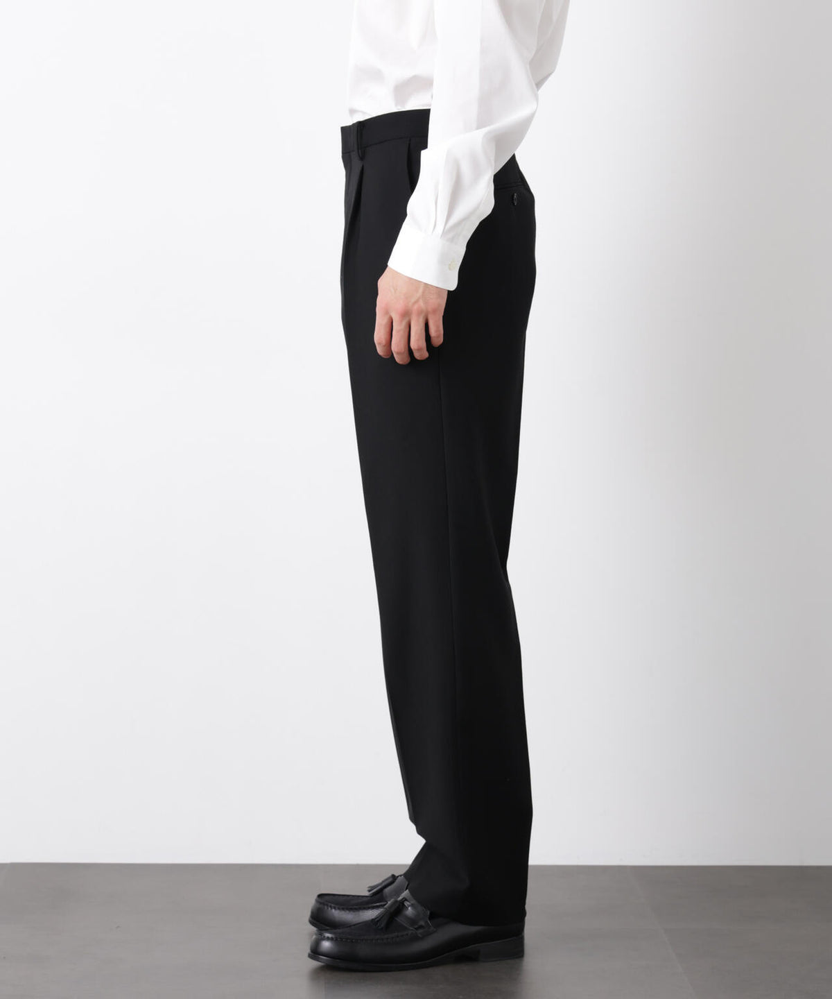 「Damerino Formal」 ブラックフォーマルオールシーズンパンツ(セットアップ可)