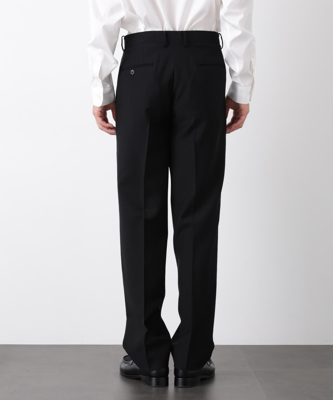 「Damerino Formal」 ブラックフォーマルオールシーズンパンツ(セットアップ可)