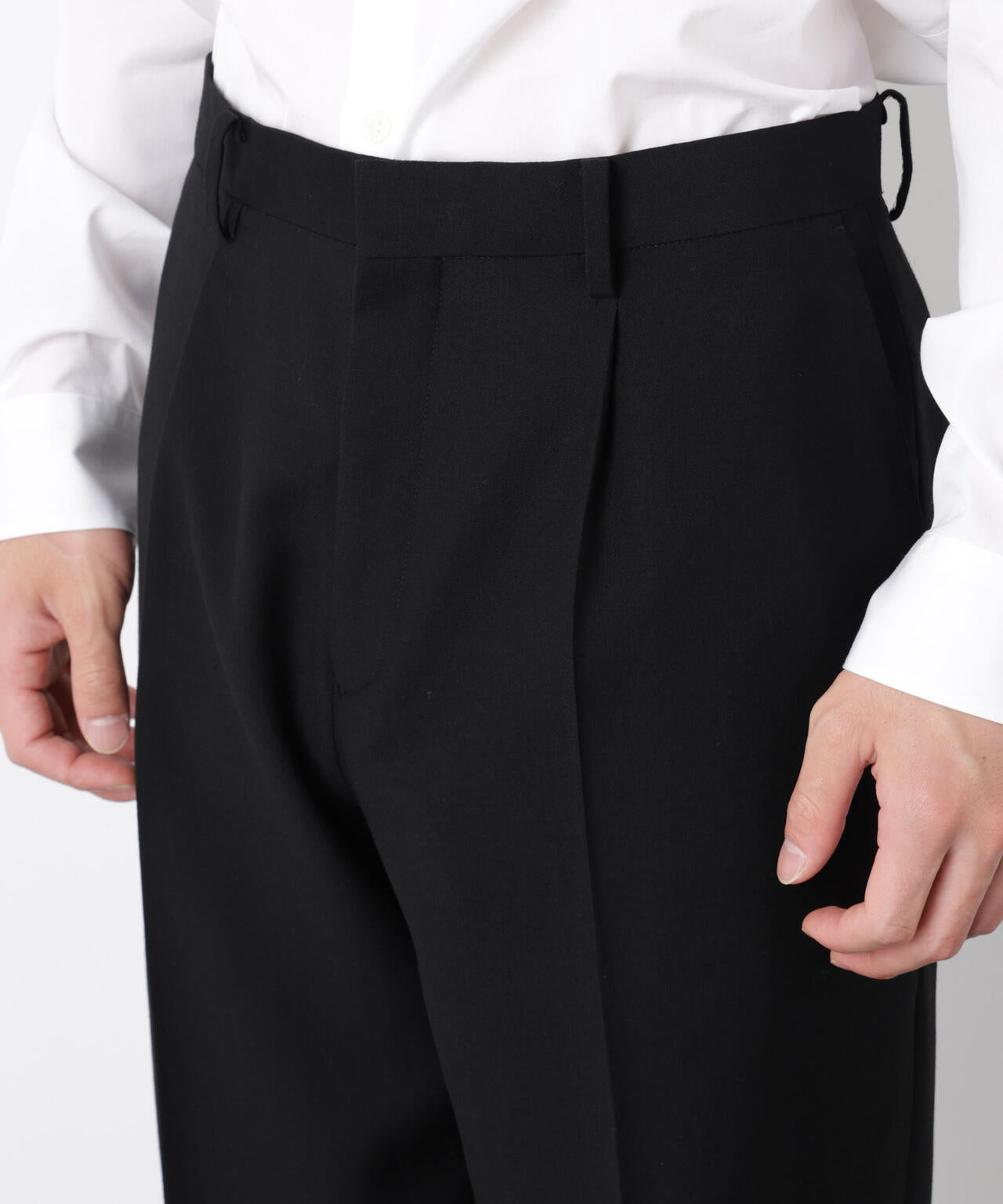 「Damerino Formal」 ブラックフォーマルオールシーズンパンツ(セットアップ可)