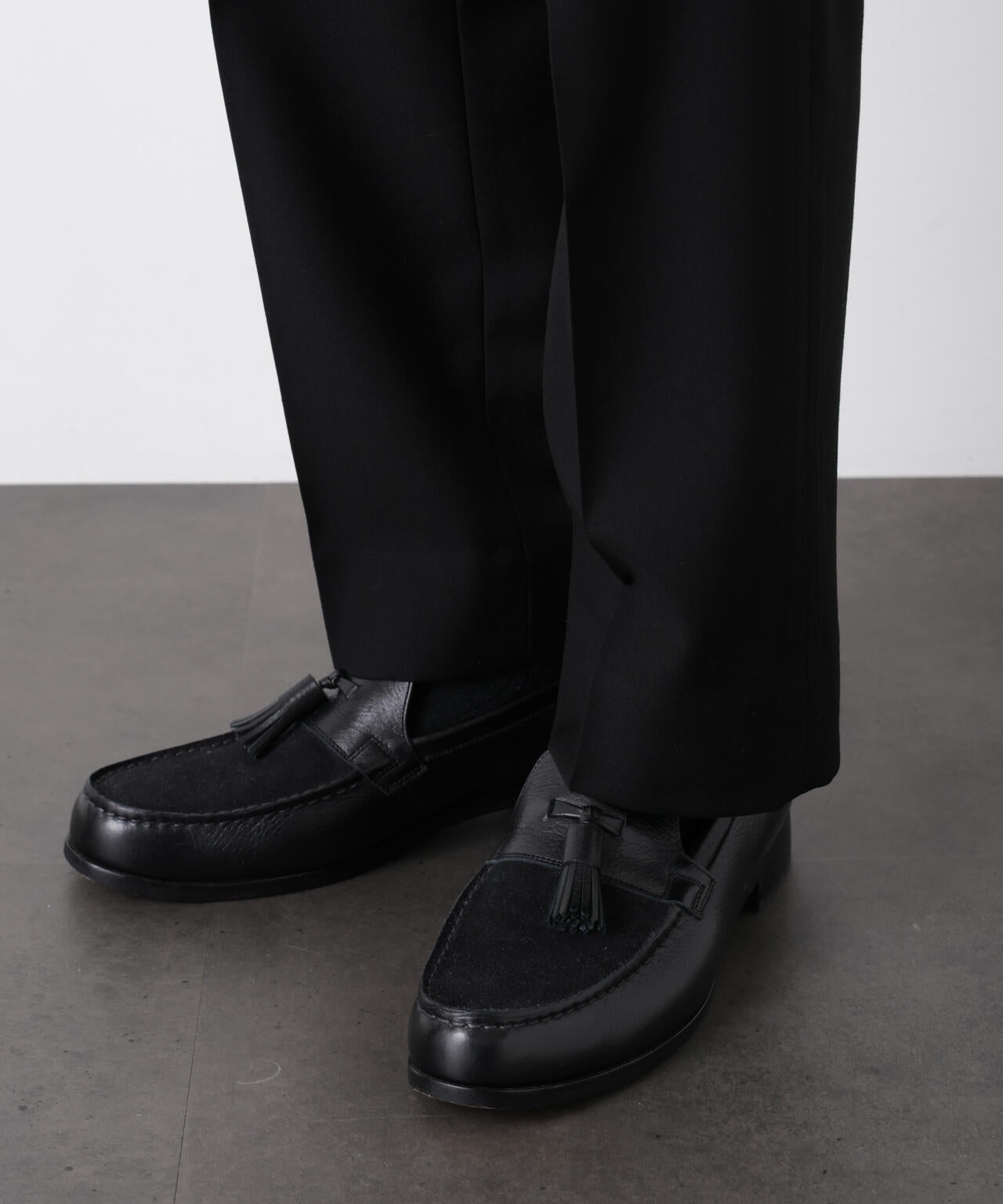 「Damerino Formal」 ブラックフォーマルオールシーズンパンツ(セットアップ可)