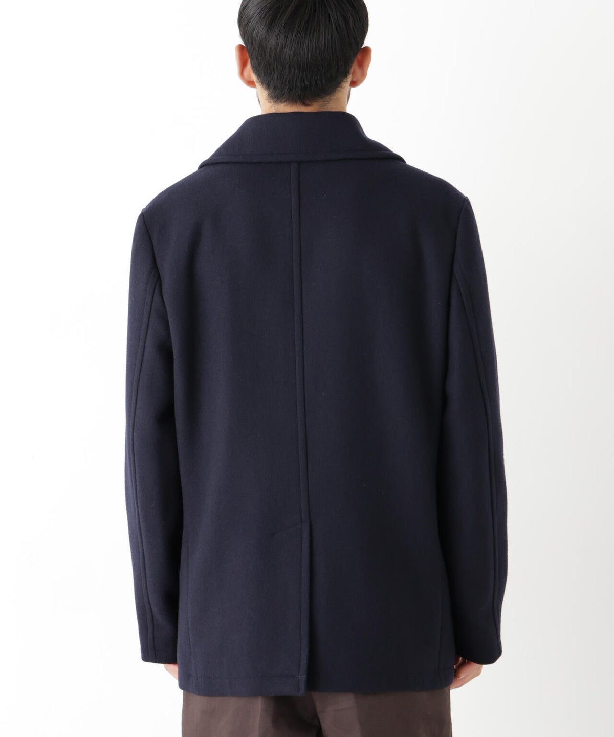 「NEW ON COAT」ウール/NショートPコート