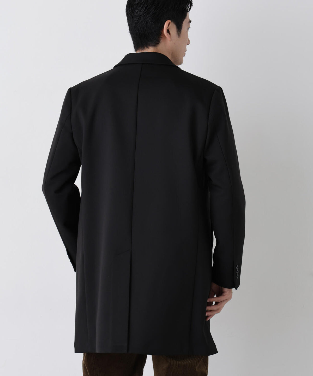 DOWN FABRIC チェスターフィールドコート