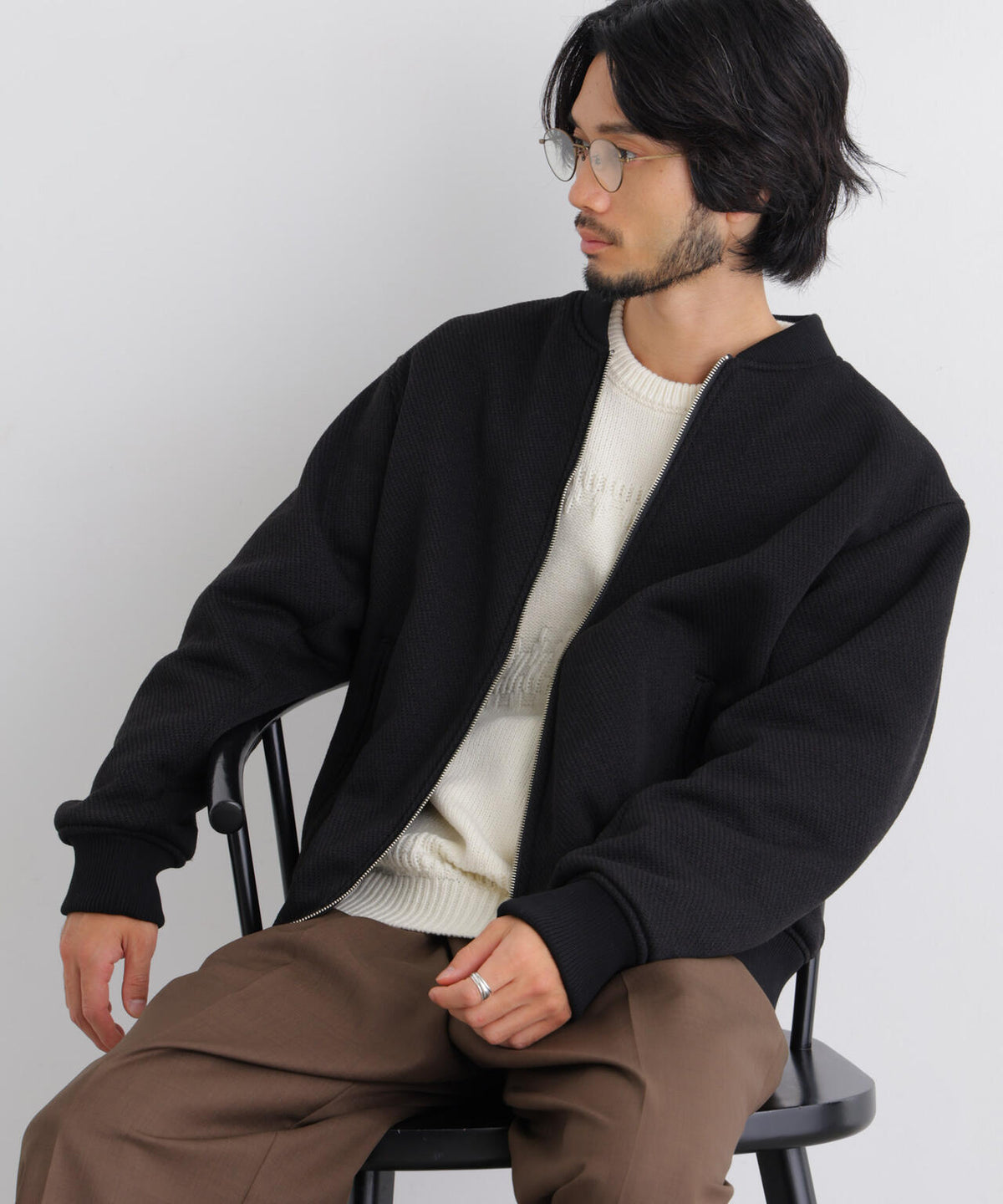181cm B:75 W:73 H:90 着用サイズ:L