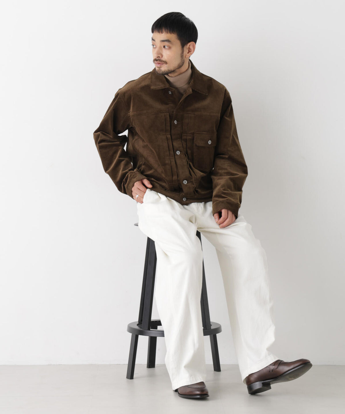 STRETCH CORDUROY トラッカージャケット(セットアップ可)