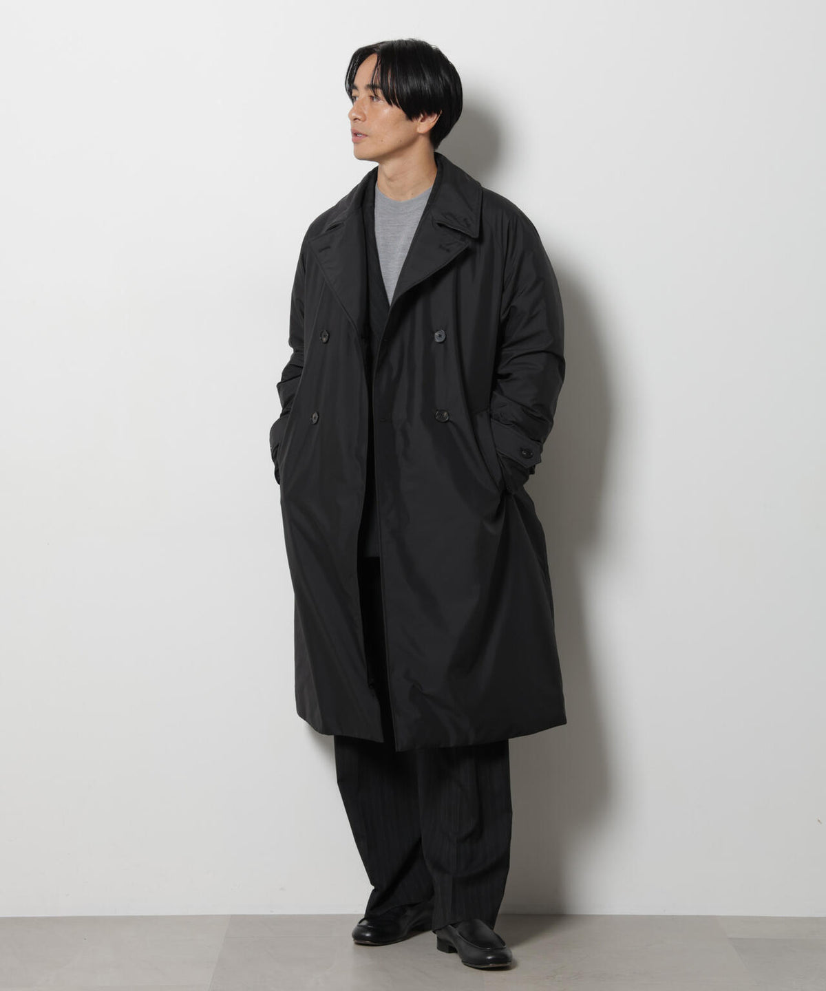 「ASSEMBLANC」 「西川ダウン(R)」 トレンチコート
