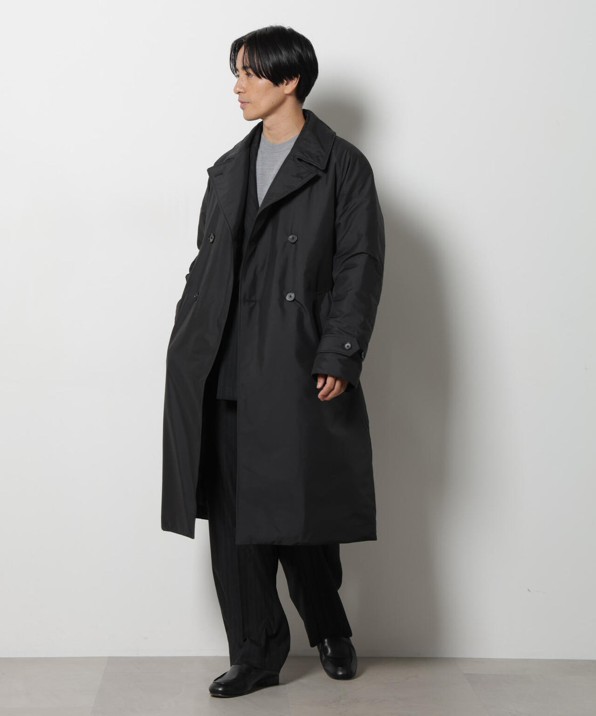 「ASSEMBLANC」 「西川ダウン(R)」 トレンチコート
