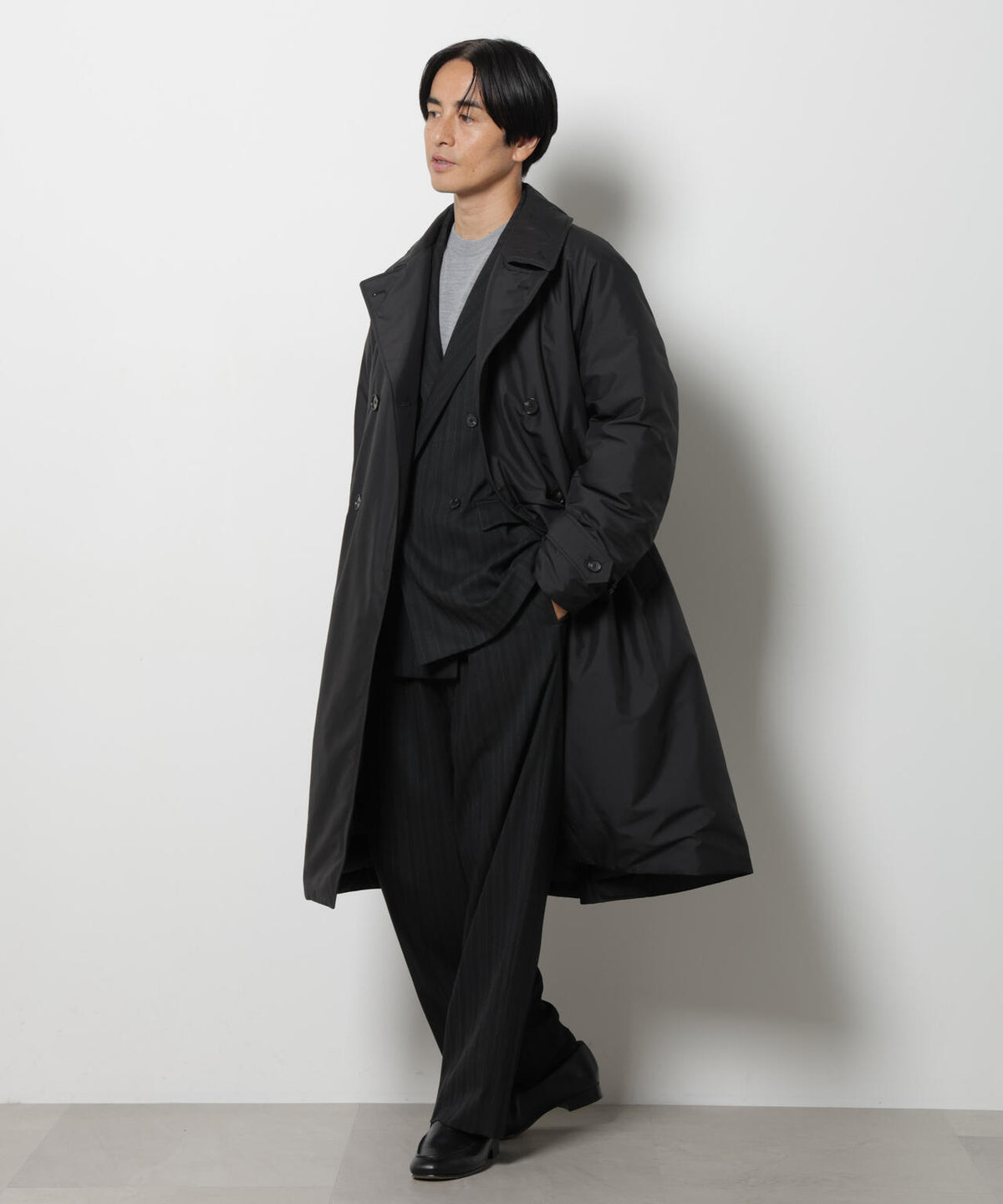 「ASSEMBLANC」 「西川ダウン(R)」 トレンチコート