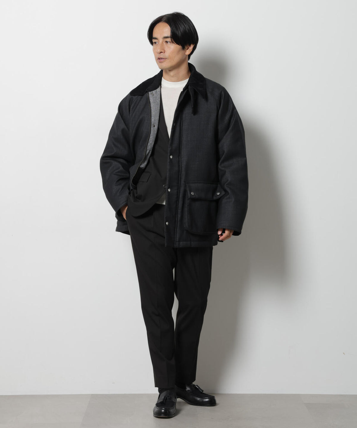 「My西川ダウン(R)」ウールデニムハンティングダウン