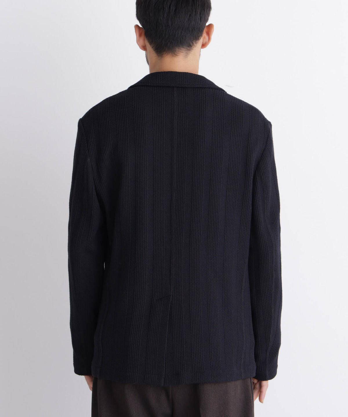 「DamerinoJacket」TEXBRID(R) リンクスストライプジャージージャケット