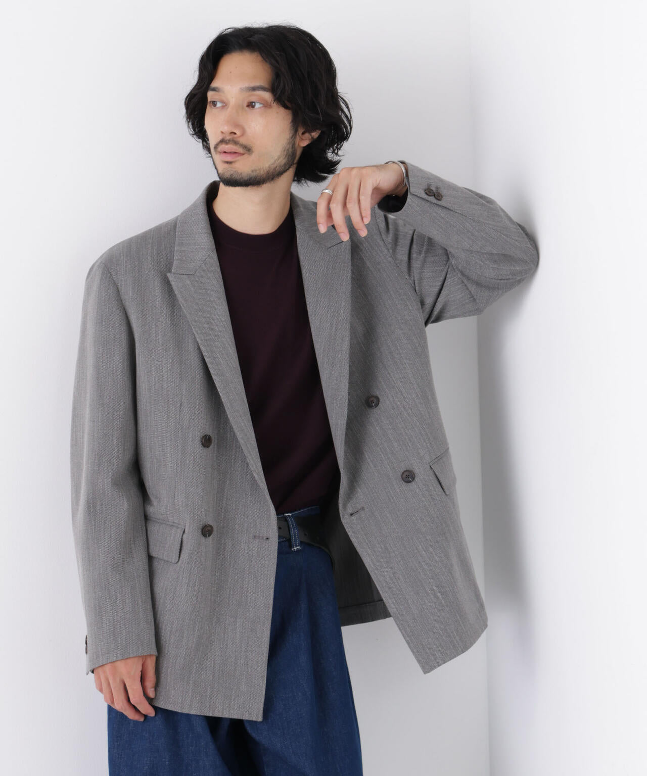 181cm B:75 W:73 H:90 着用サイズ:L