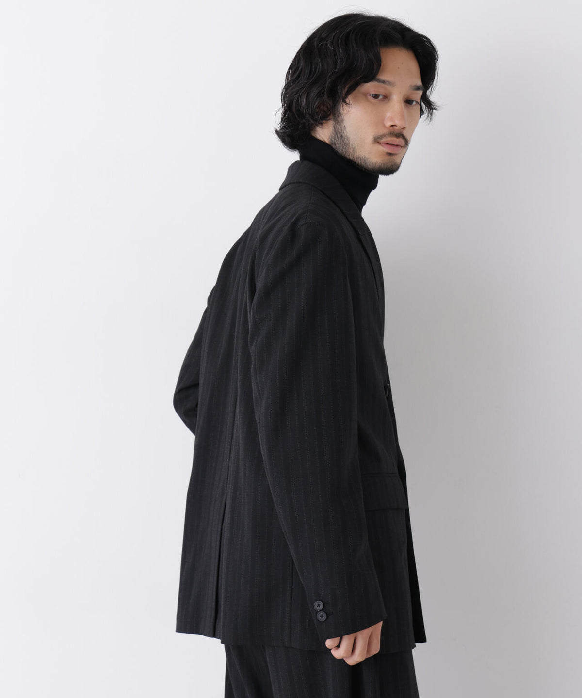 「DELEGANT」 ダブルブレストジャケット(セットアップ可)