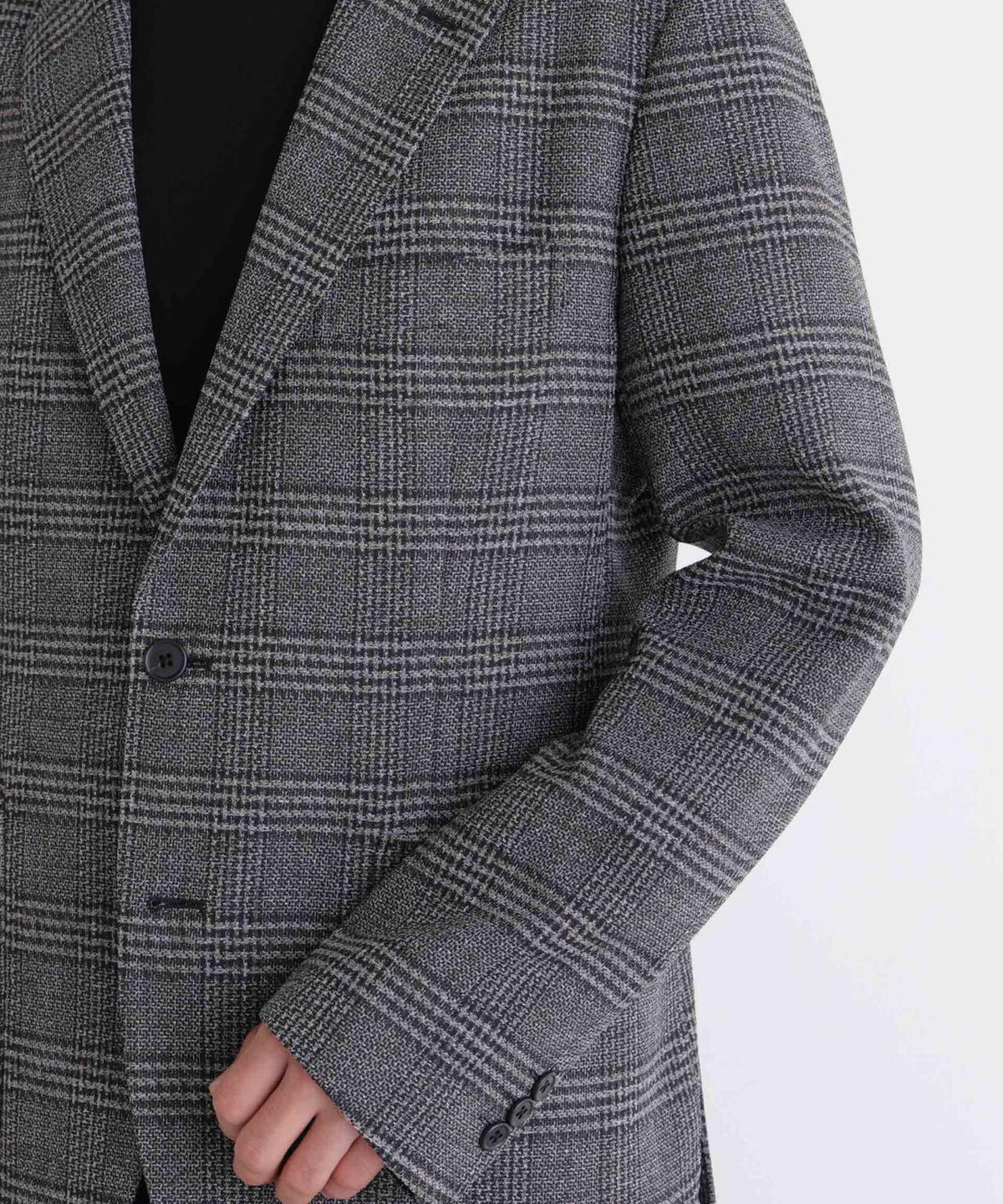 「DamerinoJacket」LANATEC(R) グレンチェックツイードジャケット