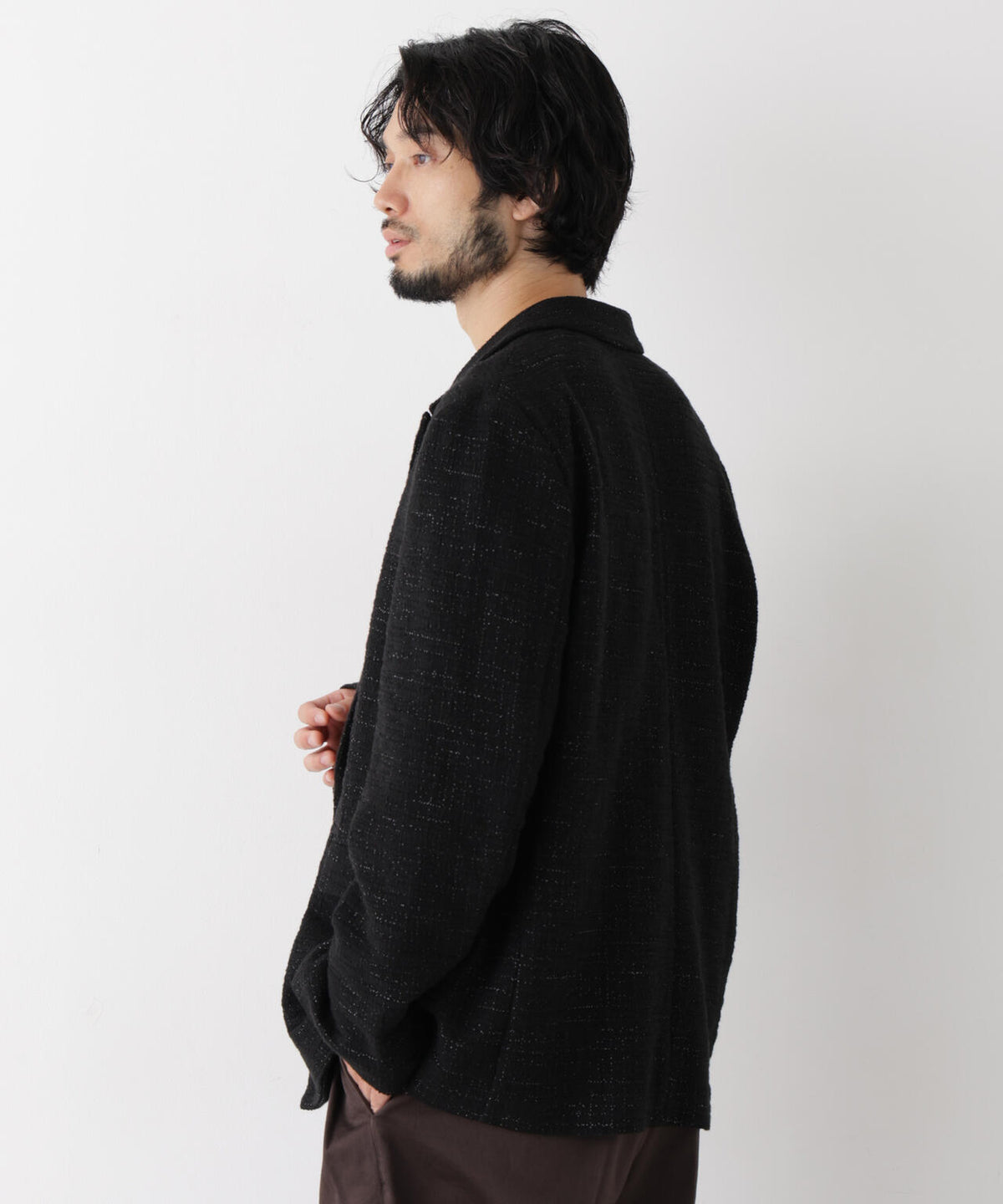 「Damerino Jacket」ネップツィードジャージー