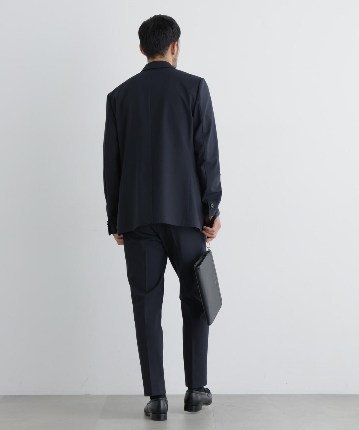 【ストレッチ/マシンウォッシャブル】「Damerino」ウールライクトロストレッチセットアップ/WASHABLE