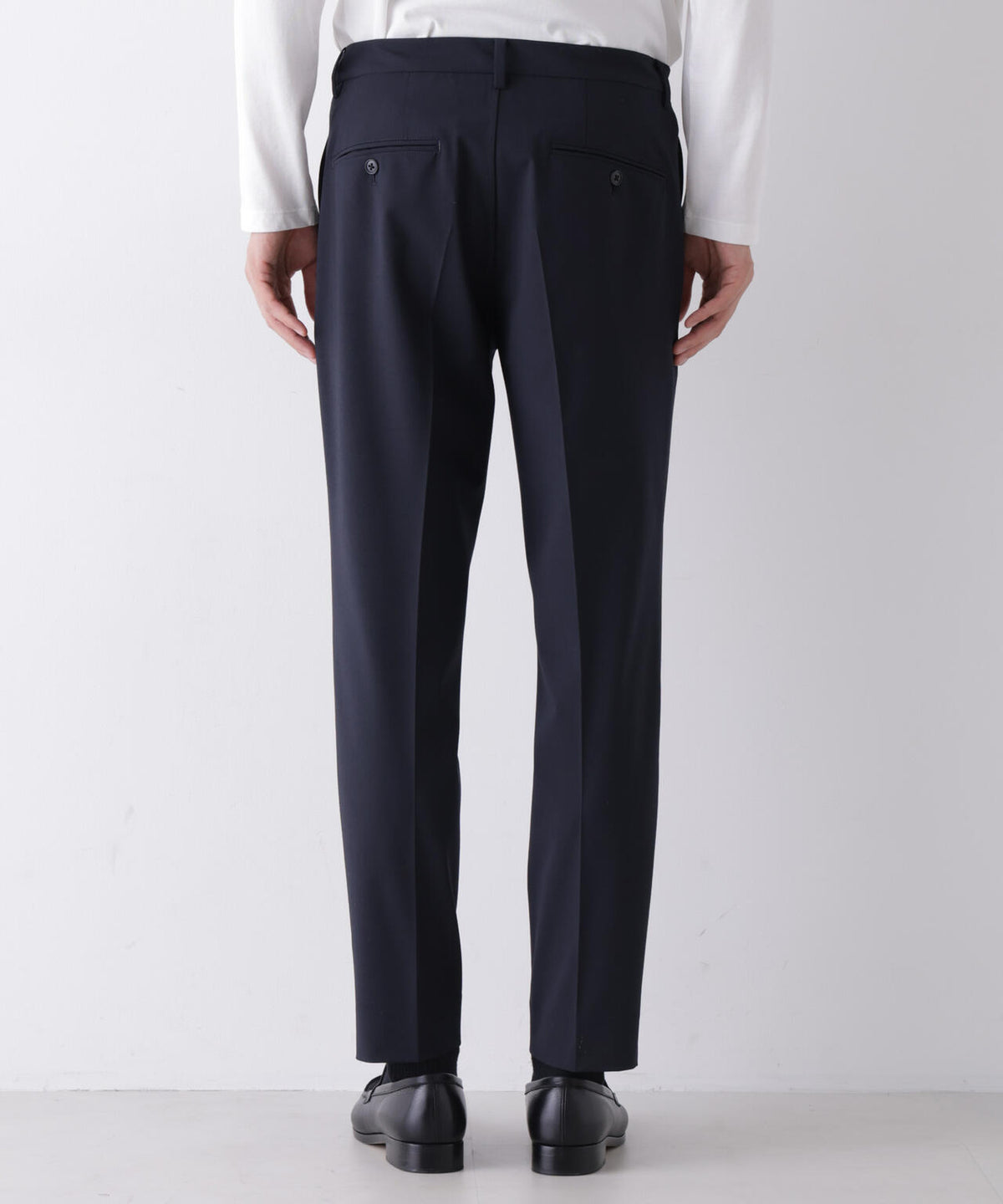 【ストレッチ/マシンウォッシャブル】「Damerino」ウールライクトロストレッチセットアップ/WASHABLE