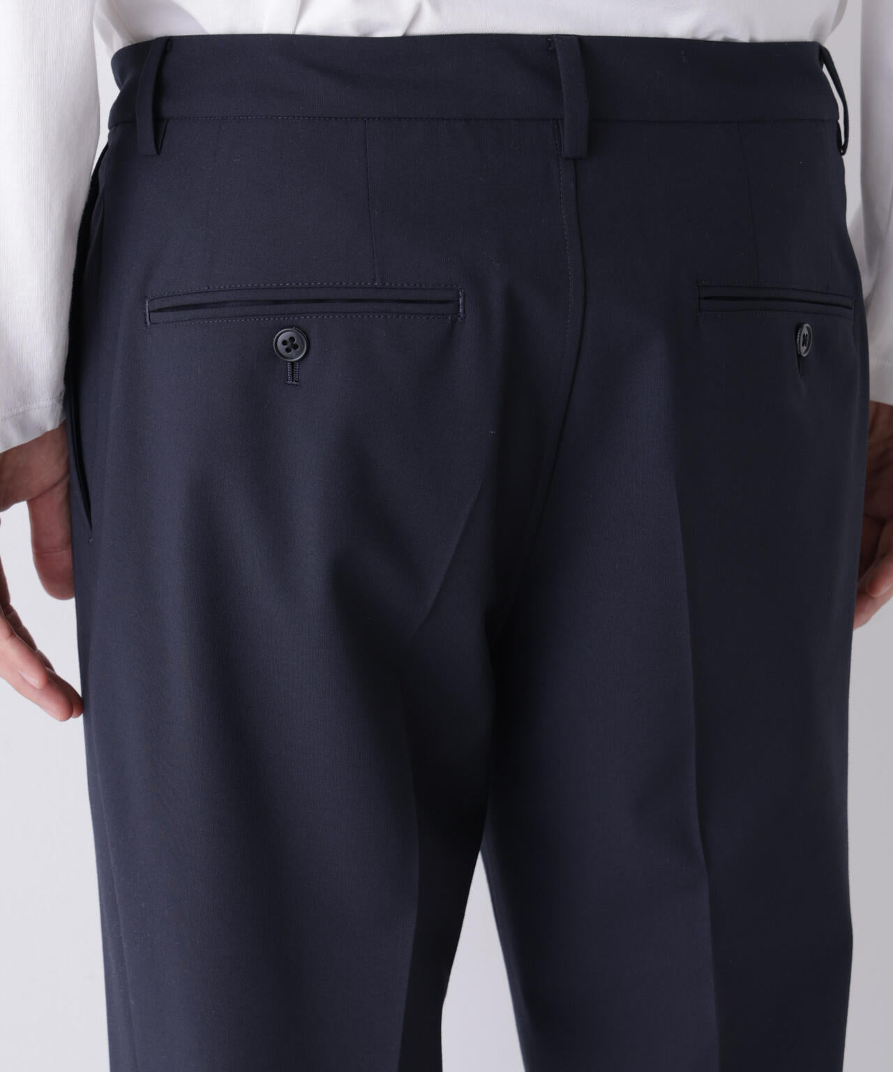 【大人気セットアップ】「Damerino」ウールライクトロストレッチセットアップ/WASHABLE
