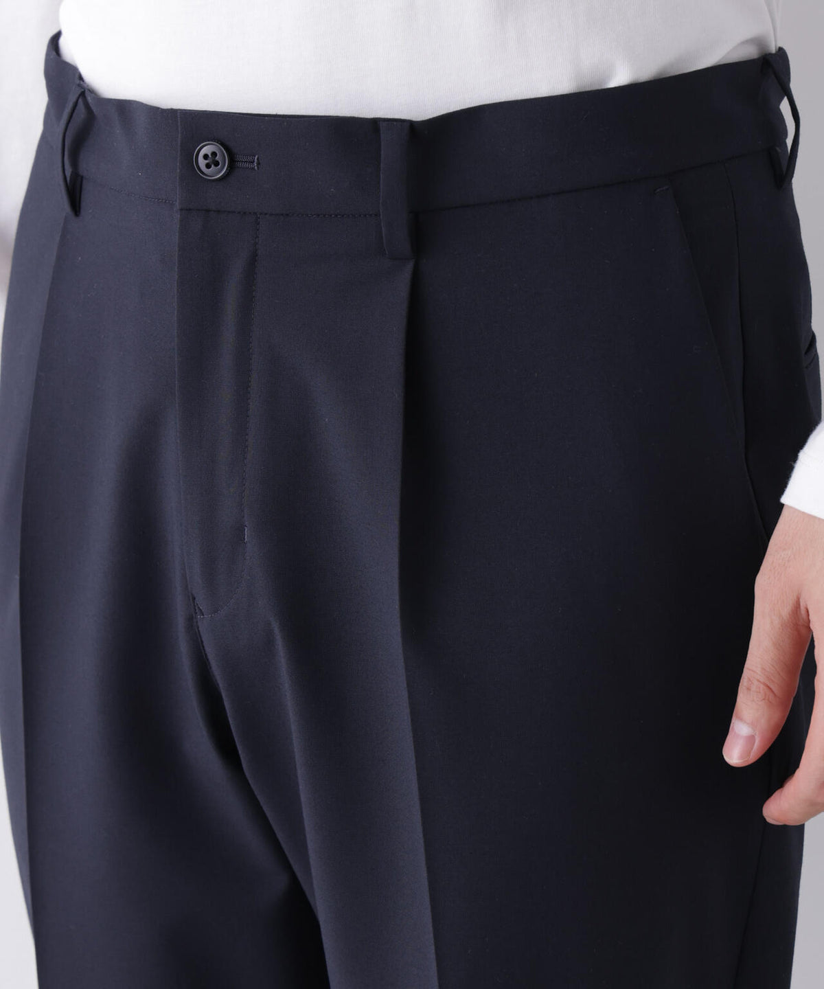 【ストレッチ/マシンウォッシャブル】「Damerino」ウールライクトロストレッチセットアップ/WASHABLE